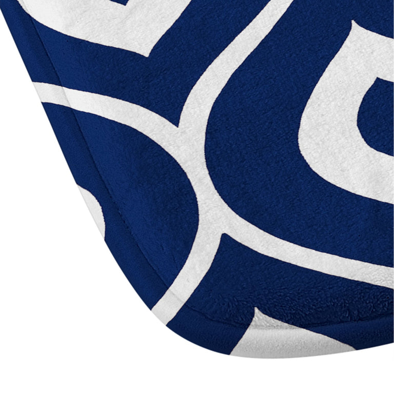 AIMEE ST HILL LEELA NAVY MEMORY FOAM BATH MAT