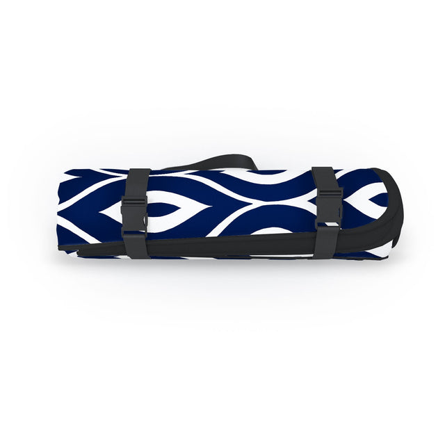 Leela Navy Picnic Blanket
