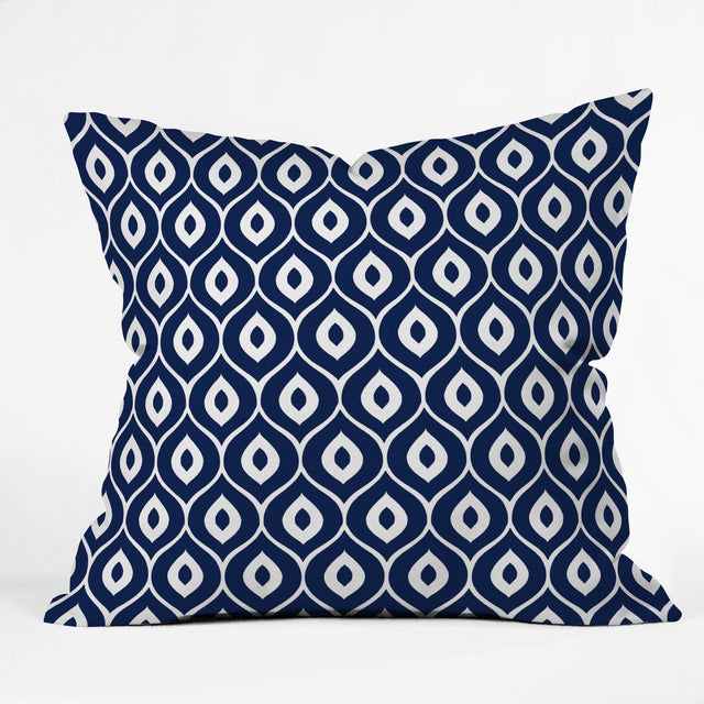 LEELA NAVY THROW PILLOW