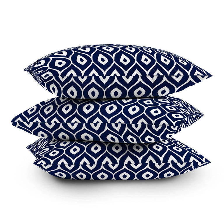 LEELA NAVY THROW PILLOW