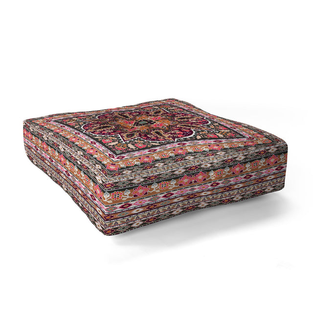 Semera Rust Floor Pillow Square