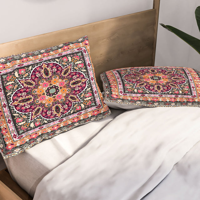 SEMERA RUST PILLOW SHAMS