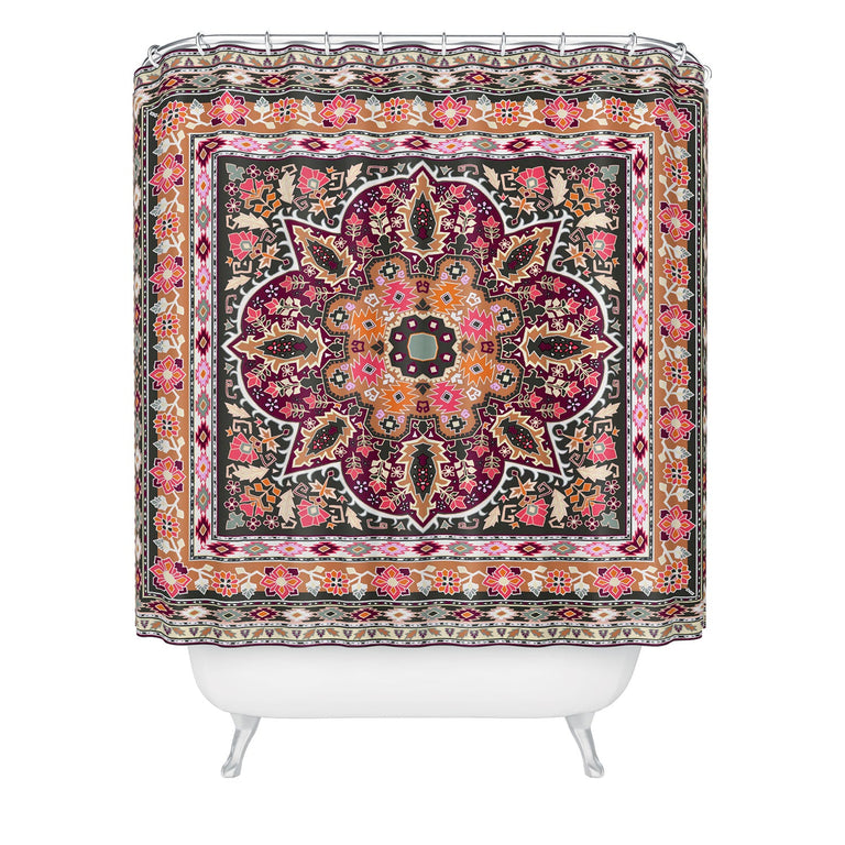 AIMEE ST HILL SEMERA RUST SHOWER CURTAIN