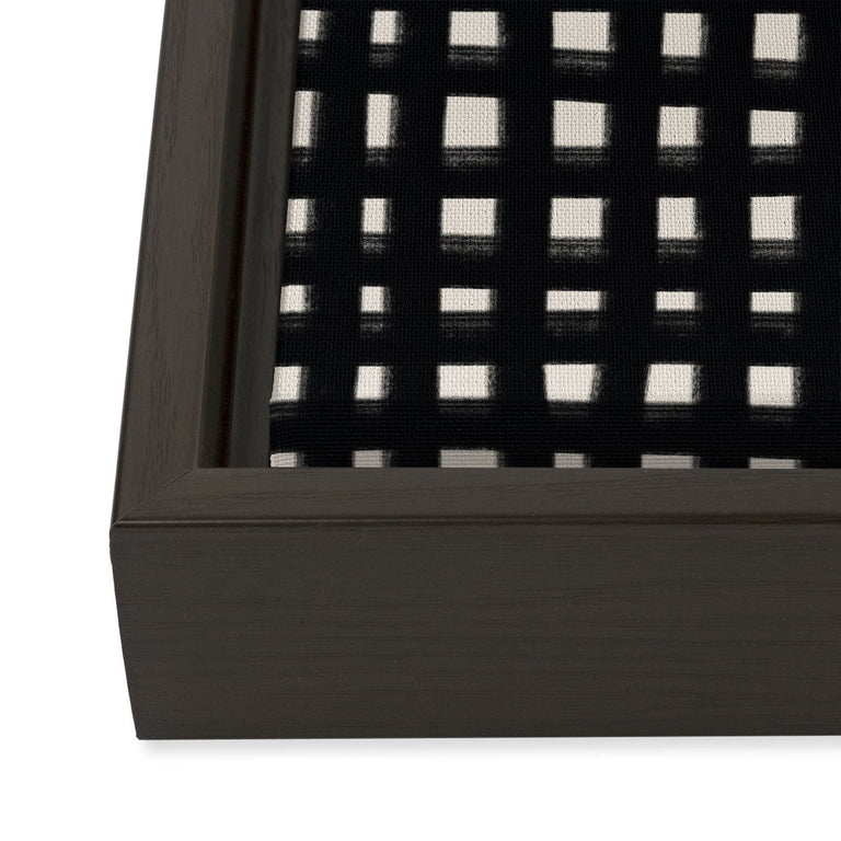 Hand Drawn Grid Art Canvas
