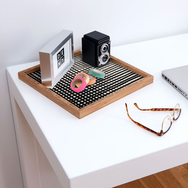 HAND DRAWN GRID SQUARE TRAY