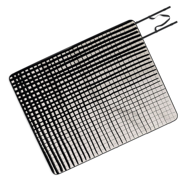 Hand Drawn Grid Picnic Blanket