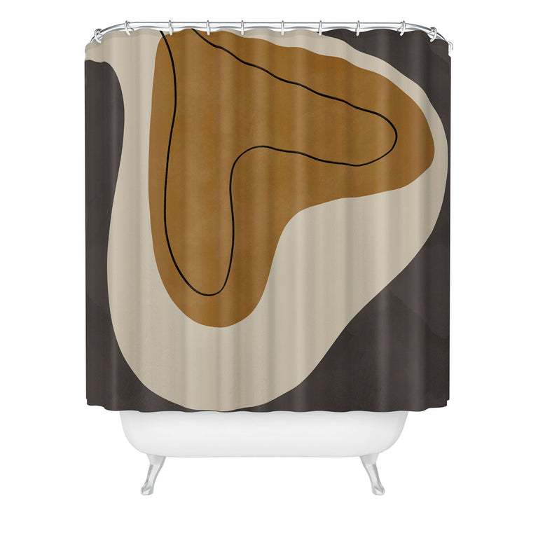 ALISA GALITSYNA LOVE I SHOWER CURTAIN
