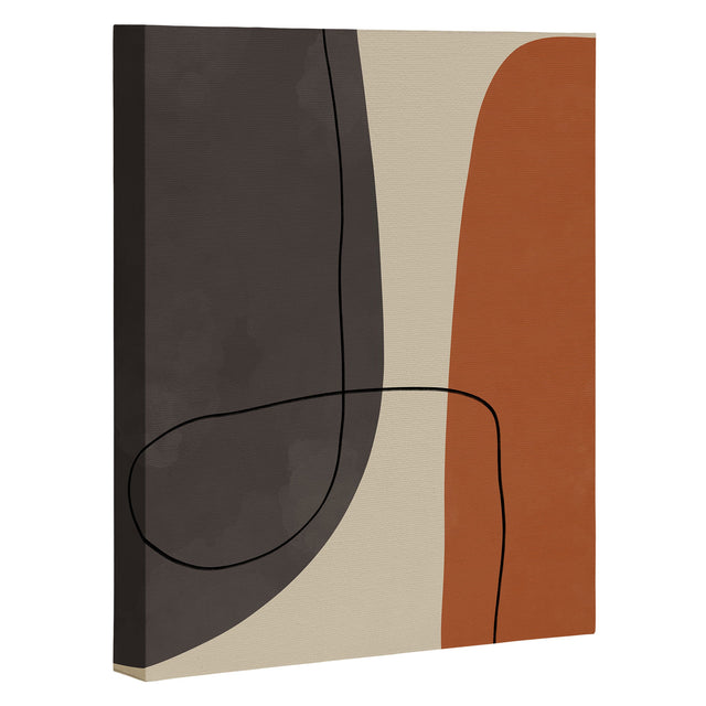 Modern Abstract Shapes II Art Canvas