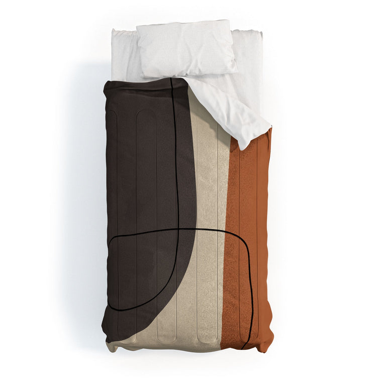 MODERN ABSTRACT SHAPES II DUVET / COMFORTER