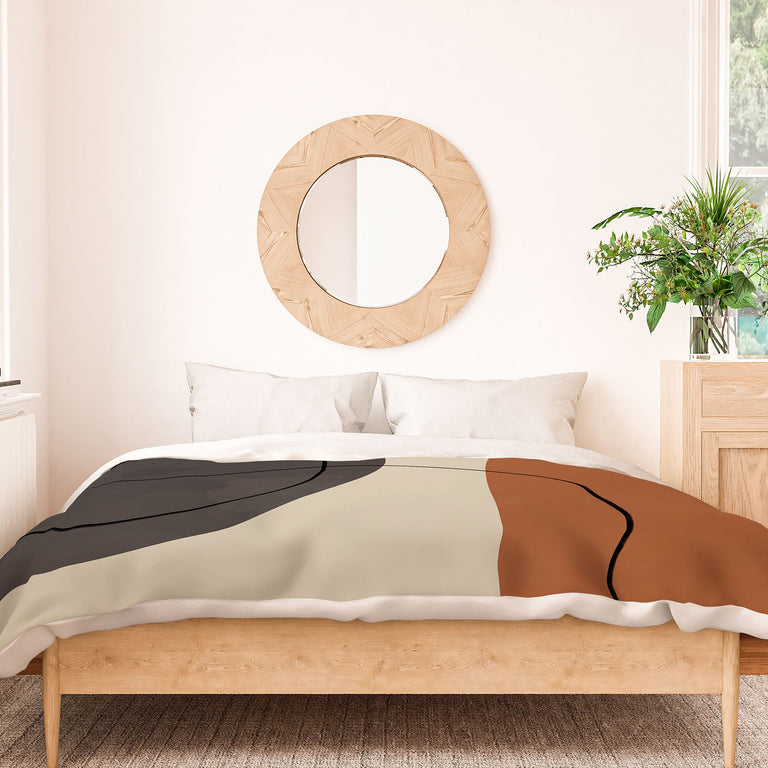 MODERN ABSTRACT SHAPES II DUVET / COMFORTER