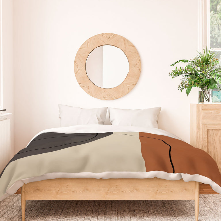 MODERN ABSTRACT SHAPES II DUVET / COMFORTER