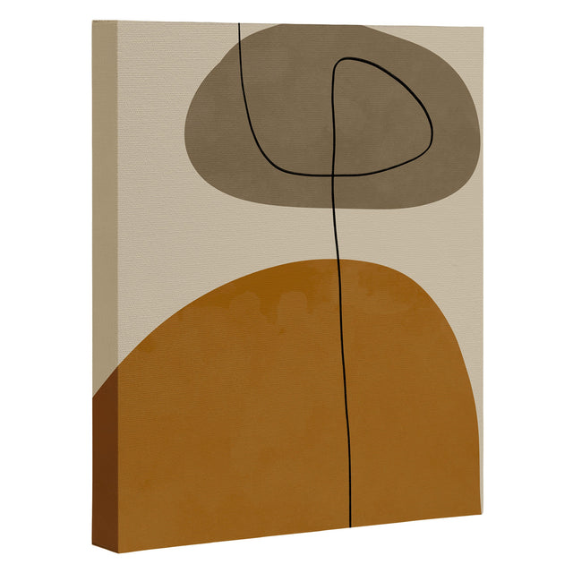Organic Abstract ShapesII Art Canvas