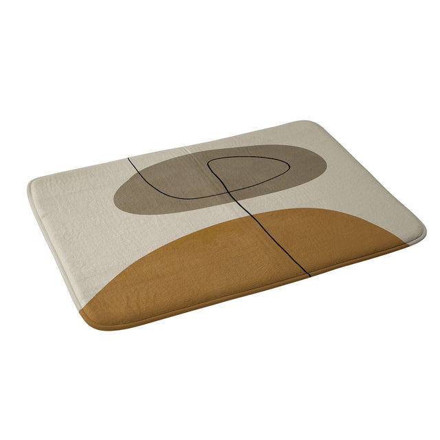 ALISA GALITSYNA ORGANIC ABSTRACT SHAPESII MEMORY FOAM BATH MAT