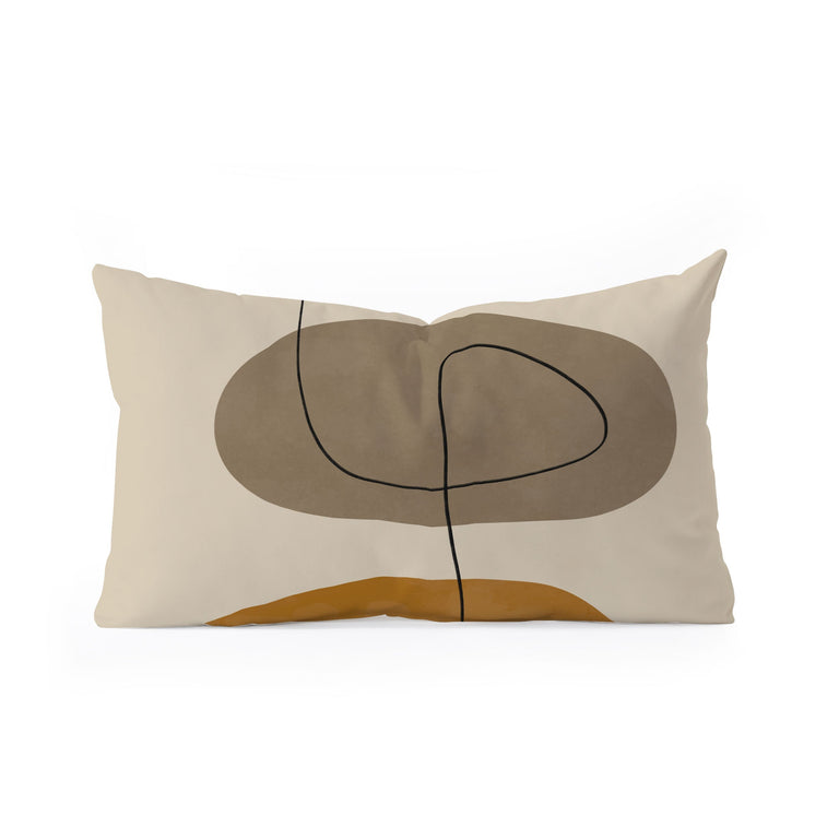 ORGANIC ABSTRACT SHAPESII THROW PILLOW