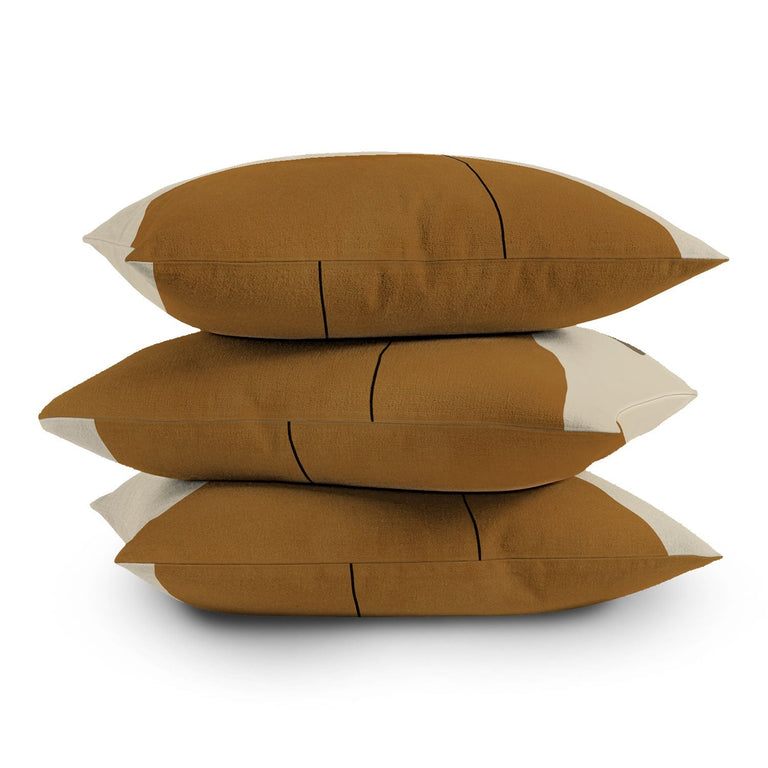 ORGANIC ABSTRACT SHAPESII THROW PILLOW