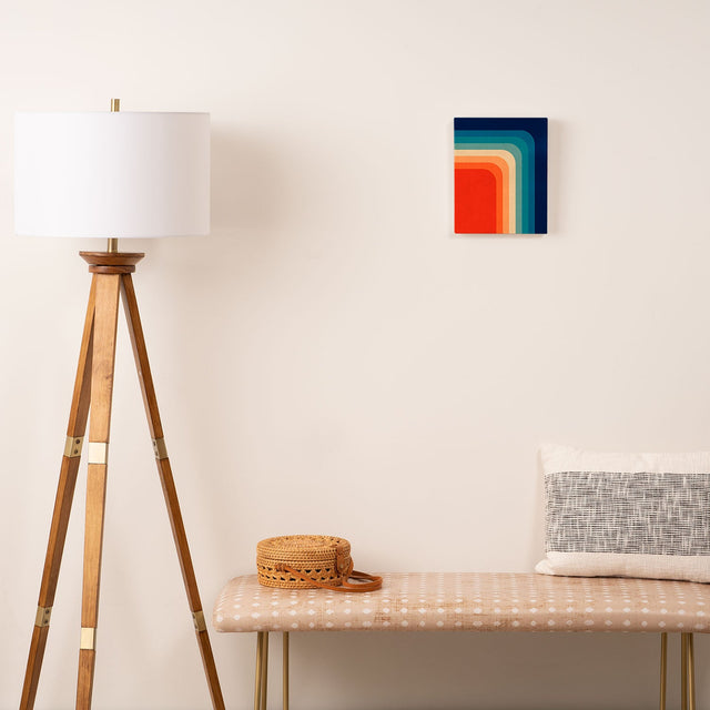 Retro 70s Color Palette III Art Canvas
