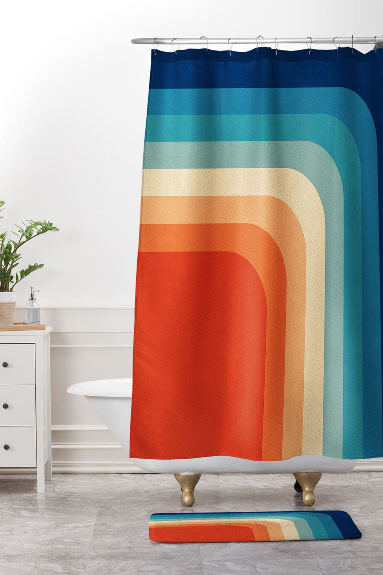 ALISA GALITSYNA RETRO 70S COLOR PALETTE III MEMORY FOAM BATH MAT