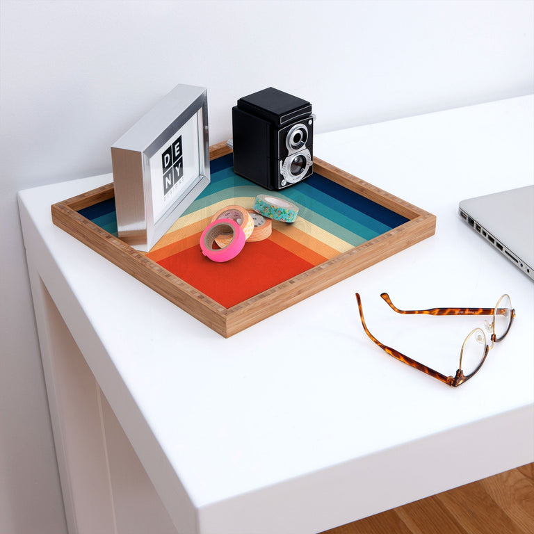 RETRO 70S COLOR PALETTE III SQUARE TRAY