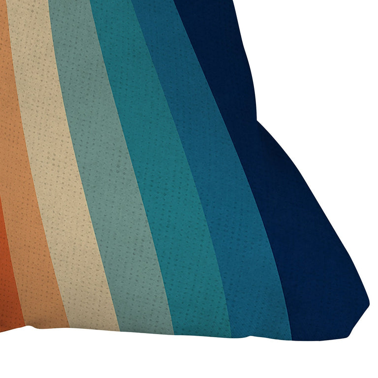 RETRO 70S COLOR PALETTE III THROW PILLOW