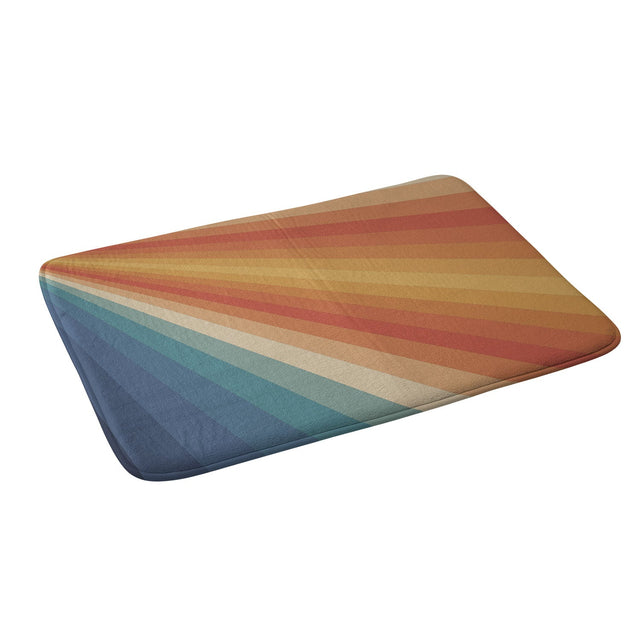 ALISA GALITSYNA RETRO 70S SUNRAYS MEMORY FOAM BATH MAT