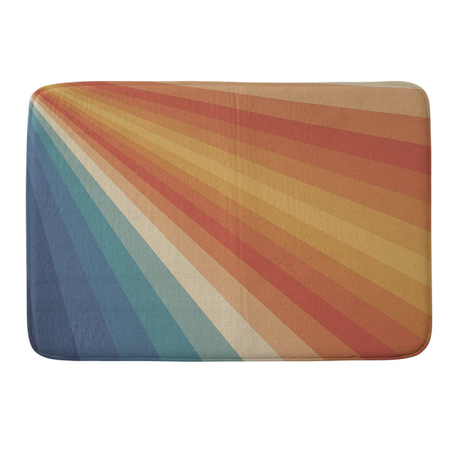ALISA GALITSYNA RETRO 70S SUNRAYS MEMORY FOAM BATH MAT