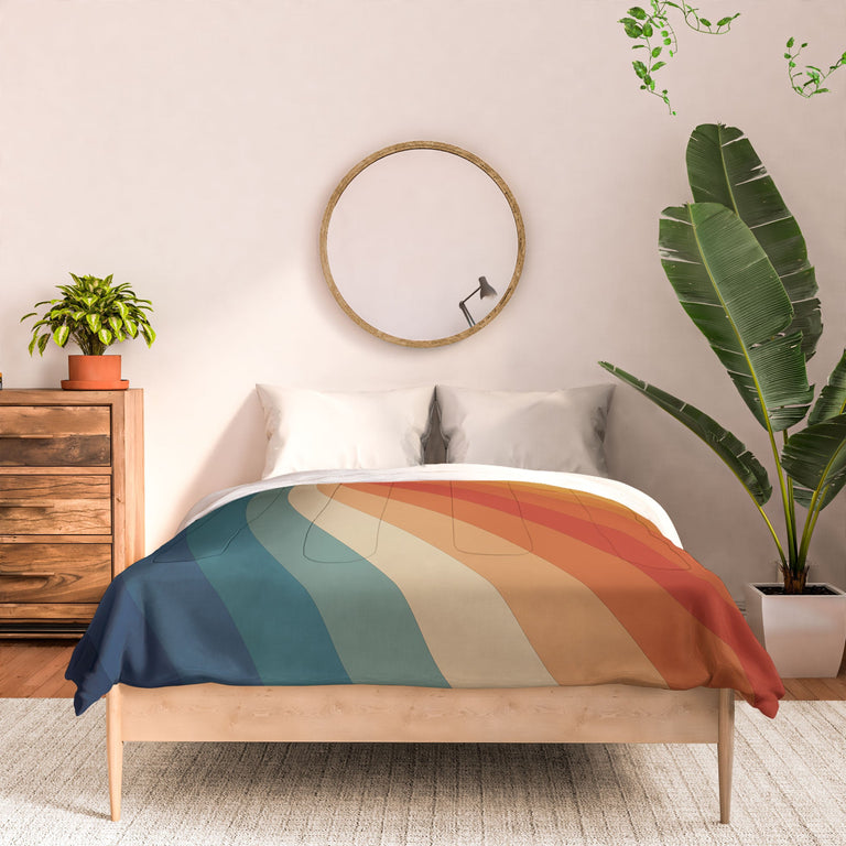 RETRO 70S SUNRAYS DUVET / COMFORTER