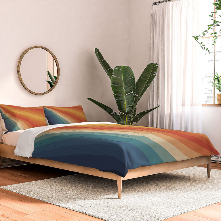 RETRO 70S SUNRAYS DUVET / COMFORTER