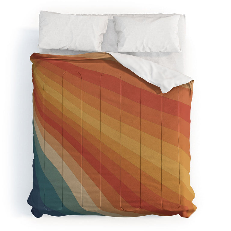 RETRO 70S SUNRAYS DUVET / COMFORTER