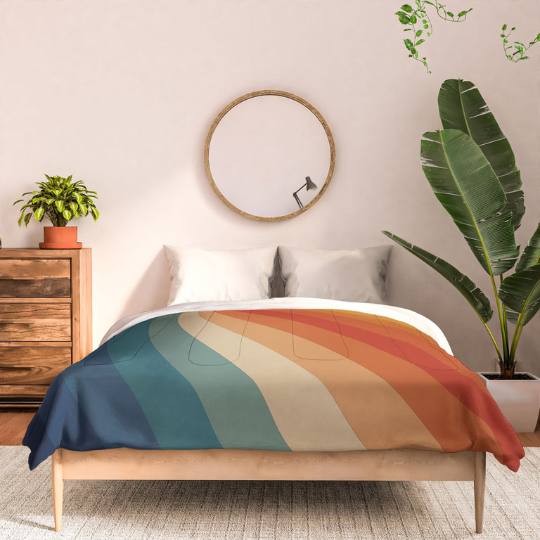 RETRO 70S SUNRAYS DUVET / COMFORTER