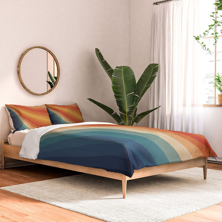 RETRO 70S SUNRAYS DUVET / COMFORTER