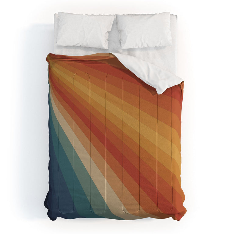 RETRO 70S SUNRAYS DUVET / COMFORTER