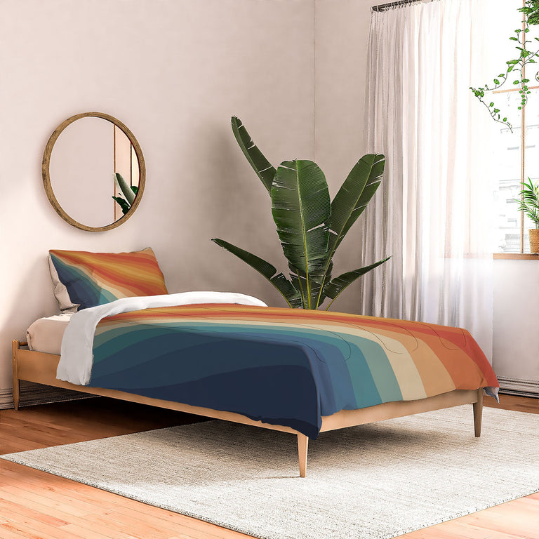 RETRO 70S SUNRAYS DUVET / COMFORTER