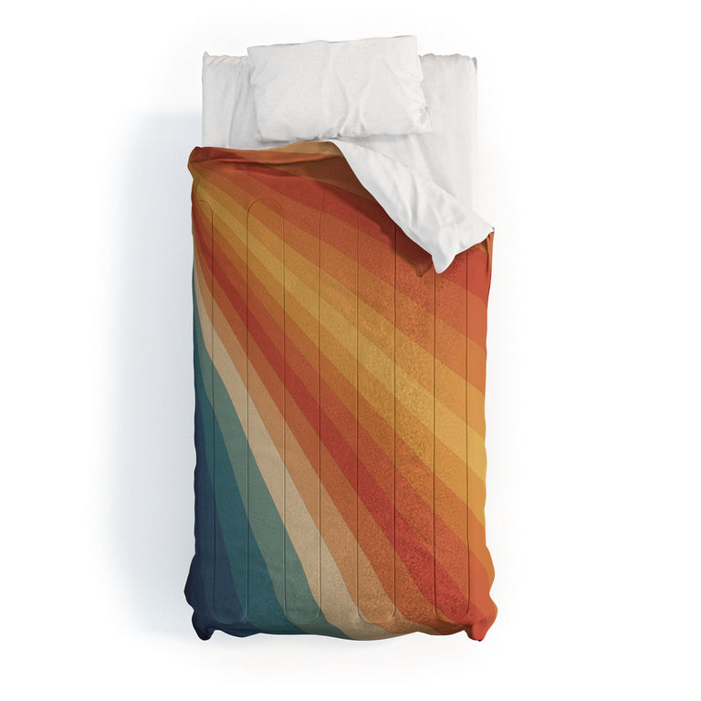 RETRO 70S SUNRAYS DUVET / COMFORTER