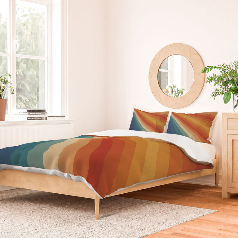 RETRO 70S SUNRAYS DUVET / COMFORTER