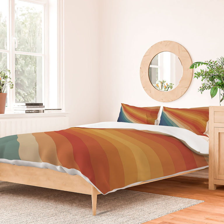 RETRO 70S SUNRAYS DUVET / COMFORTER