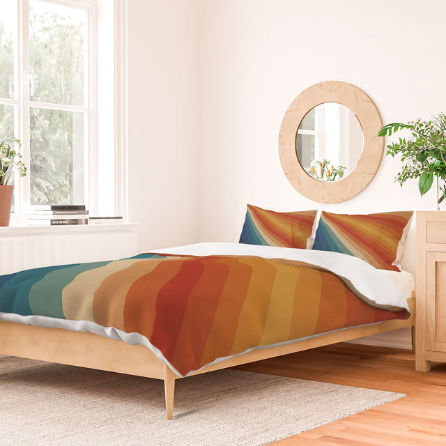 RETRO 70S SUNRAYS DUVET / COMFORTER