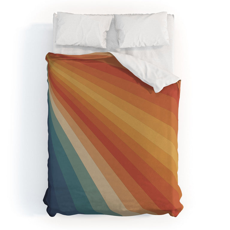 RETRO 70S SUNRAYS DUVET / COMFORTER