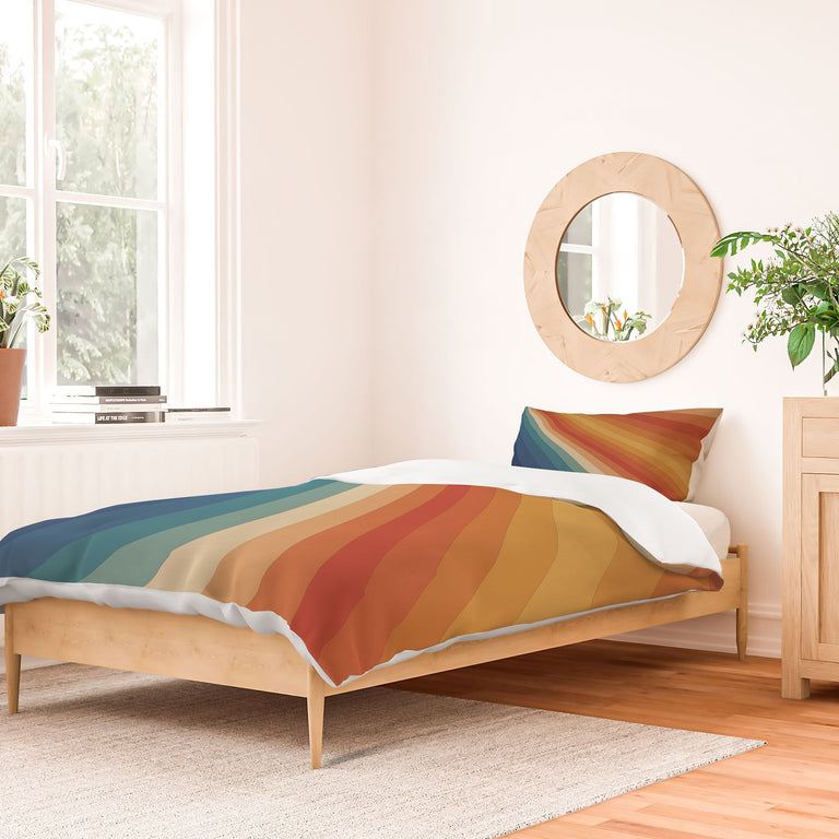RETRO 70S SUNRAYS DUVET / COMFORTER