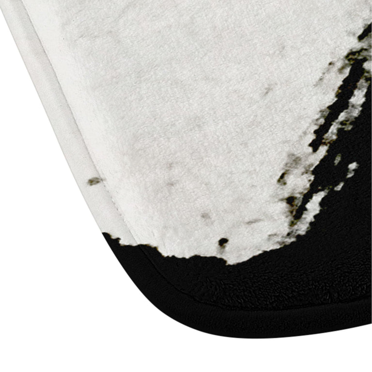 ALYSSA HAMILTON ART ARMOR 8 A MINIMAL ABSTRACT PIE MEMORY FOAM BATH MAT