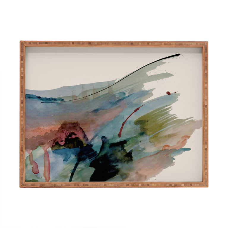 BEGIN AGAIN 2 AN ABSTRACT MIX RECTANGULAR TRAY