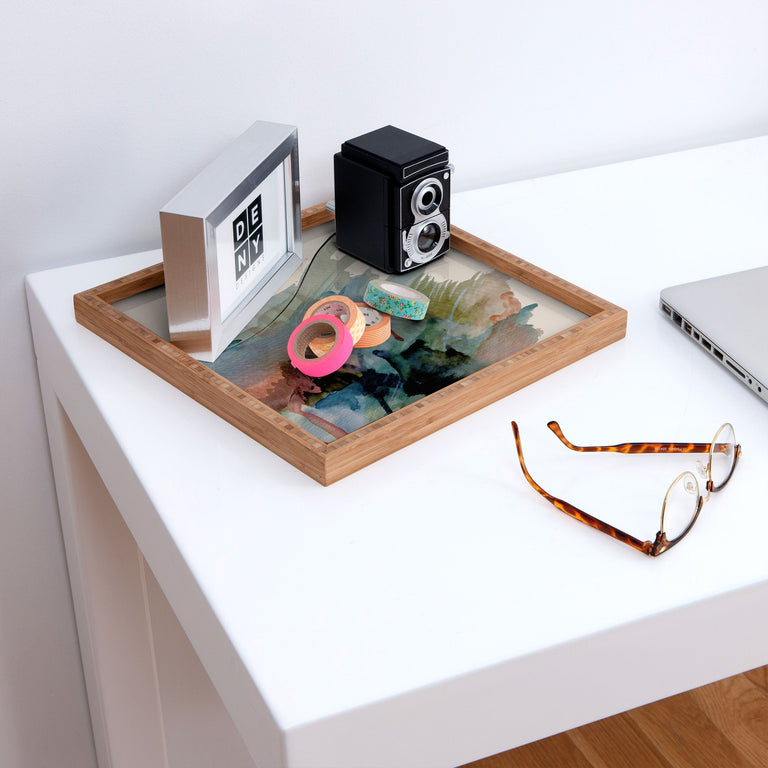 BEGIN AGAIN 2 AN ABSTRACT MIX SQUARE TRAY