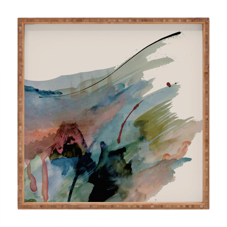 BEGIN AGAIN 2 AN ABSTRACT MIX SQUARE TRAY