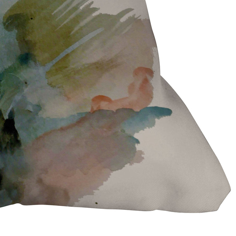 BEGIN AGAIN 2 AN ABSTRACT MIX THROW PILLOW