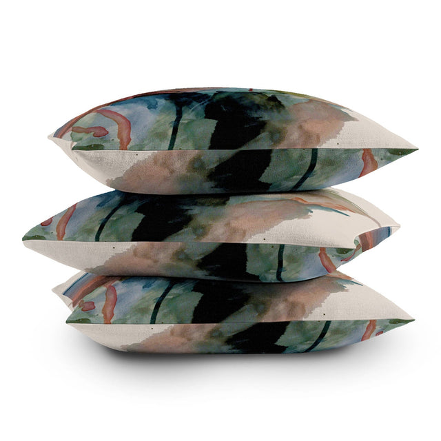 BEGIN AGAIN 2 AN ABSTRACT MIX THROW PILLOW