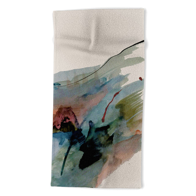 Begin again 2 an abstract mix Beach Towel
