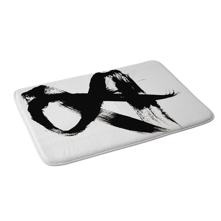 ALYSSA HAMILTON ART BRUSHSTROKE 2 MEMORY FOAM BATH MAT