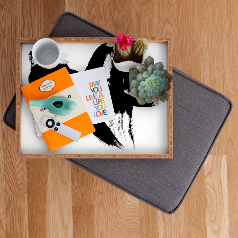 BRUSHSTROKE 2 RECTANGULAR TRAY