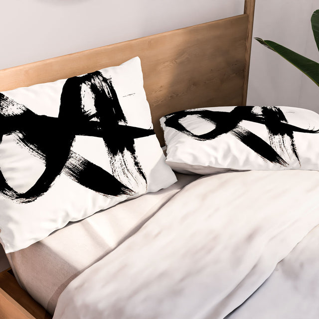BRUSHSTROKE 2 PILLOW SHAMS
