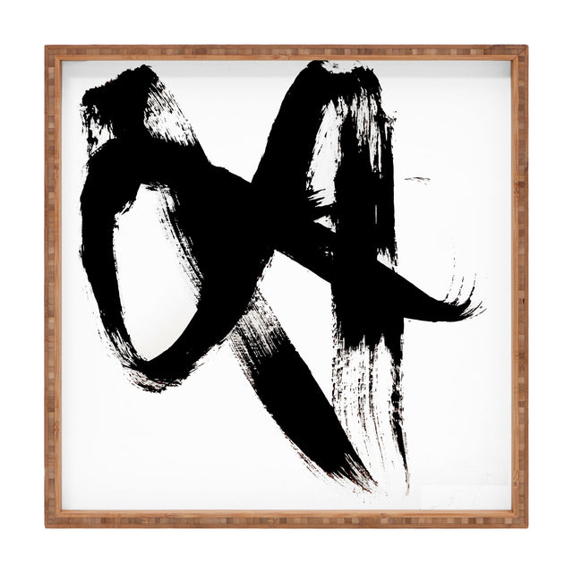 BRUSHSTROKE 2 SQUARE TRAY