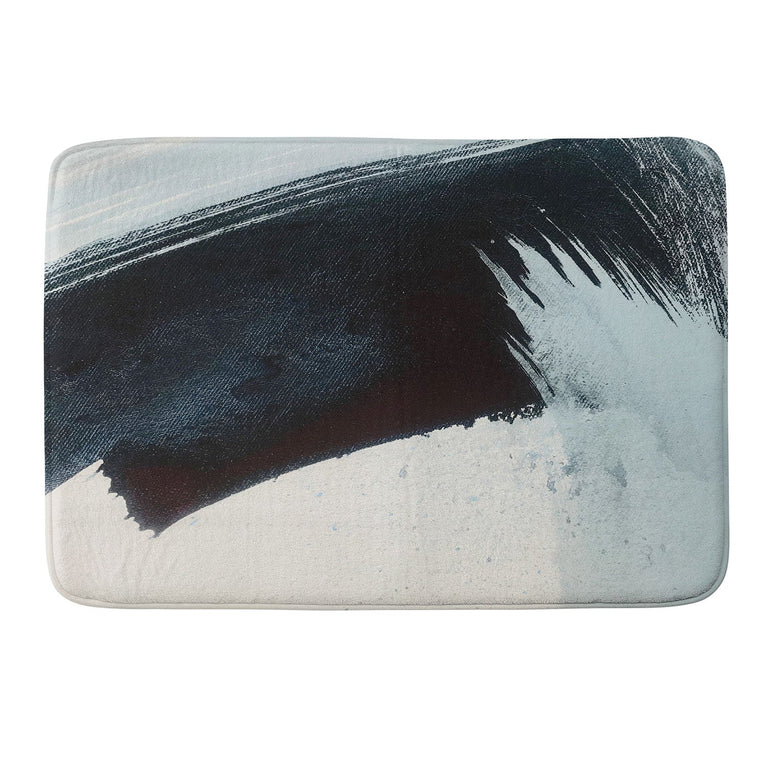 ALYSSA HAMILTON ART LIKE A GENTLE HURRICANE 2 MEMORY FOAM BATH MAT